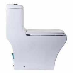 EAGO White Dual Flush High Efficiency Low Flush Eco-Friendly Toilet - TB356