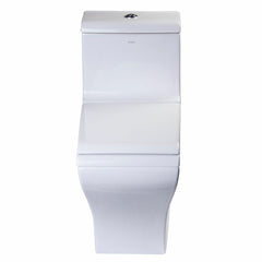 EAGO White Dual Flush High Efficiency Low Flush Eco-Friendly Toilet - TB356