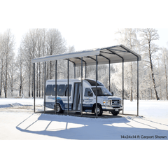 Arrow RV Carport, 14 ft. x 20 ft. x 14 ft. - CPH142014