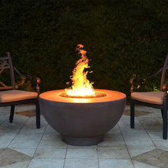 The Outdoor Plus 37″ SIENNA CONCRETE FIRE PIT - OPT-RF37 - The Home Selection