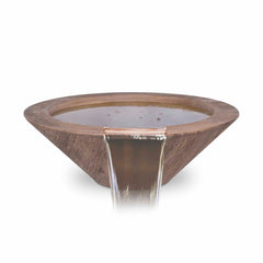 The Outdoor Plus CAZO WATER BOWL – GFRC WOOD GRAIN - OPT-24RWGWO - The Home Selection