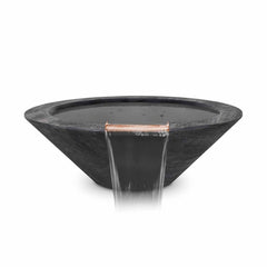 The Outdoor Plus CAZO WATER BOWL – GFRC WOOD GRAIN - OPT-24RWGWO - The Home Selection