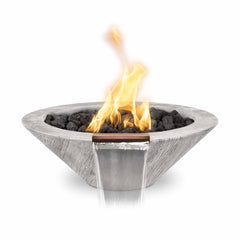 The Outdoor Plus CAZO WOOD GRAIN – FIRE AND WATER BOWL - OPT - RWGFW - The Home Selection