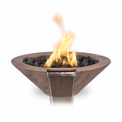 The Outdoor Plus CAZO WOOD GRAIN – FIRE AND WATER BOWL - OPT - RWGFW - The Home Selection