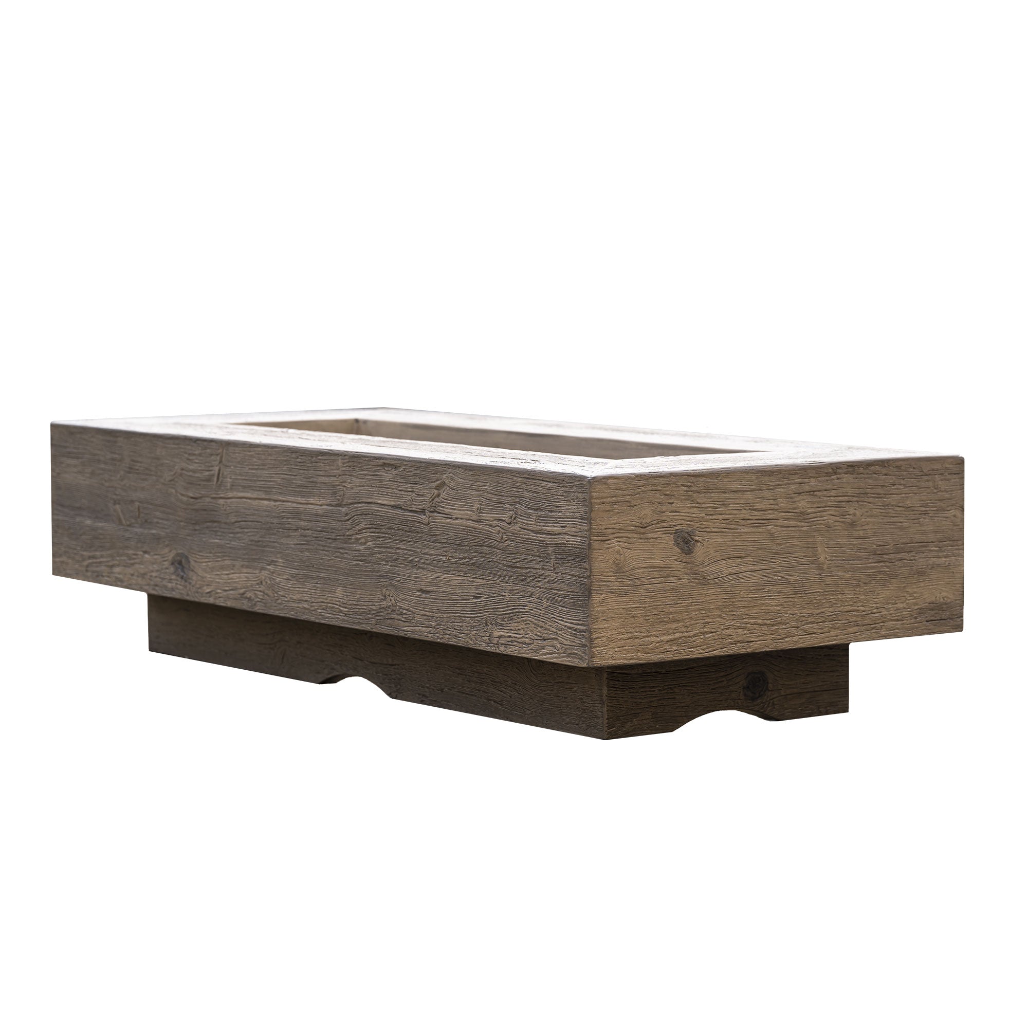 The Outdoor Plus CORONADO WOODGRAIN CONCRETE FIRE PIT - OPT-COR - The Home Selection