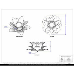 The Outdoor Plus LOTUS FLOWER BURNER - OPT-LF - The Home Selection