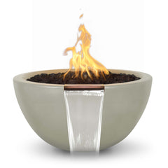 The Outdoor Plus LUNA CONCRETE – FIRE & WATER BOWL - OPT-LUNFW - The Home Selection