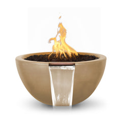 The Outdoor Plus LUNA CONCRETE – FIRE & WATER BOWL - OPT-LUNFW - The Home Selection