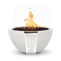 The Outdoor Plus LUNA CONCRETE – FIRE & WATER BOWL - OPT-LUNFW - The Home Selection