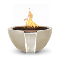 The Outdoor Plus LUNA CONCRETE – FIRE & WATER BOWL - OPT-LUNFW - The Home Selection