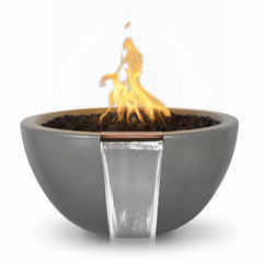 The Outdoor Plus LUNA CONCRETE – FIRE & WATER BOWL - OPT-LUNFW - The Home Selection