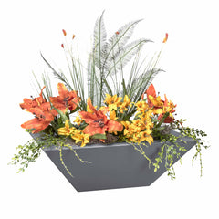 The Outdoor Plus MAYA POWDER COATED STEEL – PLANTER BOWL - OPT-24SQPCPO - The Home Selection