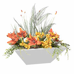 The Outdoor Plus MAYA POWDER COATED STEEL – PLANTER BOWL - OPT-24SQPCPO - The Home Selection