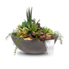 The Outdoor Plus SEDONA CONCRETE PLANTER & WATER BOWL - OPT-27RPW - The Home Selection