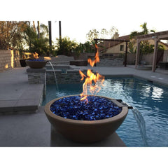 The Outdoor Plus SEDONA FIRE & WATER BOWL – GFRC CONCRETE - OPT - RFW - The Home Selection