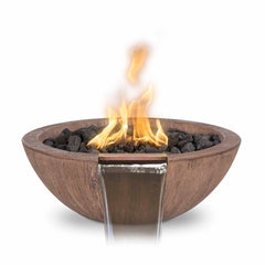 The Outdoor Plus SEDONA WOOD GRAIN FIRE & WATER BOWL - OPT-27RWGFW - The Home Selection