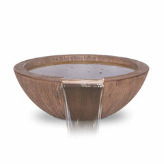 The Outdoor Plus SEDONA WOOD GRAIN WATER BOWL - OPT-27RWGWO - The Home Selection