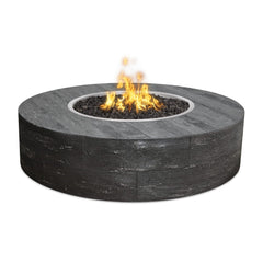 The Outdoor Plus SEQUOIA WOOD GRAIN FIRE PIT - OPT-SEQLW - The Home Selection