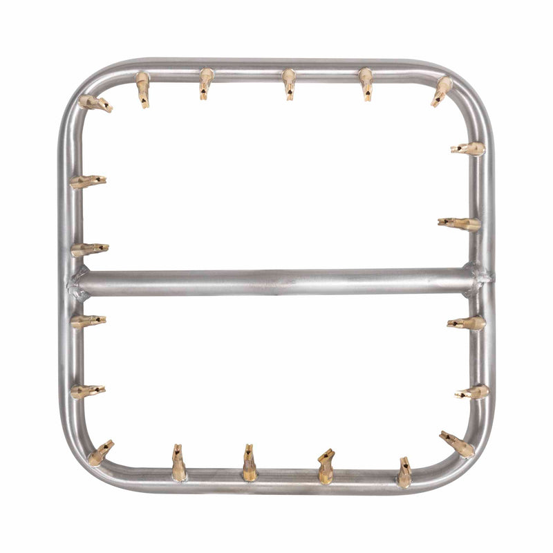 The Outdoor Plus SQUARE STAINLESS BULLET BURNER - OPT-BSQSS8 - The Home Selection