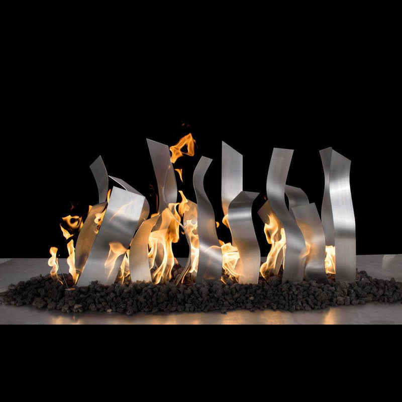 The Outdoor Plus STEEL FIREPLACE WAVES - OPT-TNG24 - The Home Selection