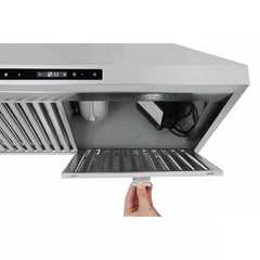 Thor Kitchen 2-Piece Pro Appliance Package - 30" Gas Range & Premium Wall Mount Hood in Stainless Steel