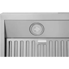 Thor Kitchen 2-Piece Pro Appliance Package - 36" Dual Fuel Range & Premium Wall Mount Hood in Stainless Steel
