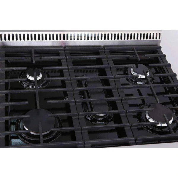 Thor Kitchen 3-Piece Appliance Package - 30" Gas Range, Dishwasher & Refrigerator in Stainless Steel