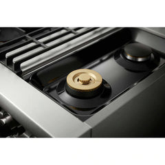 Thor Kitchen Package - 30 in. Propane Gas Burner/Electric Oven Range, Range Hood, Microwave Drawer, Refrigerator, Dishwasher