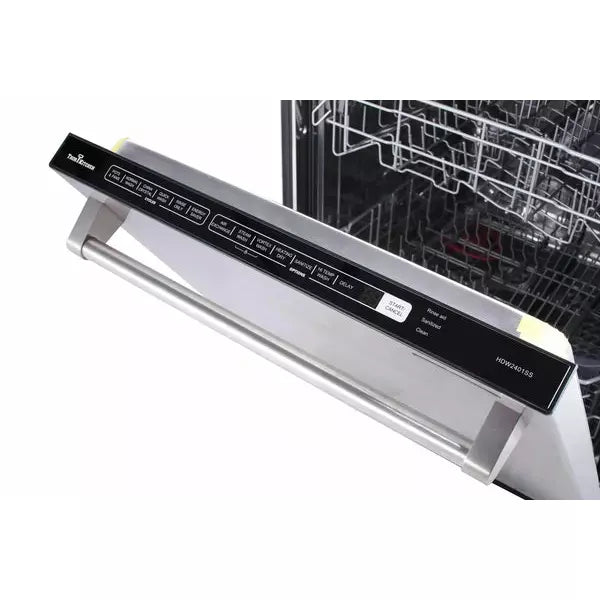 Thor Kitchen 4-Piece Appliance Package - 48" Gas Range, French Door Refrigerator, and Dishwasher in Stainless Steel