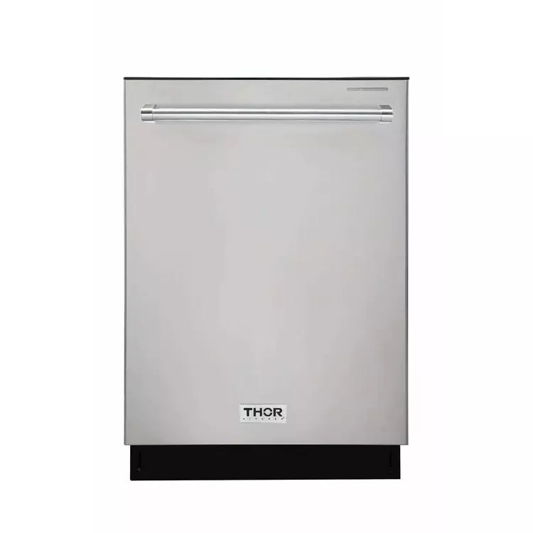 Thor Kitchen 4-Piece Pro Appliance Package - 48" Rangetop, Wall Oven, Dishwasher & Refrigerator in Stainless Steel