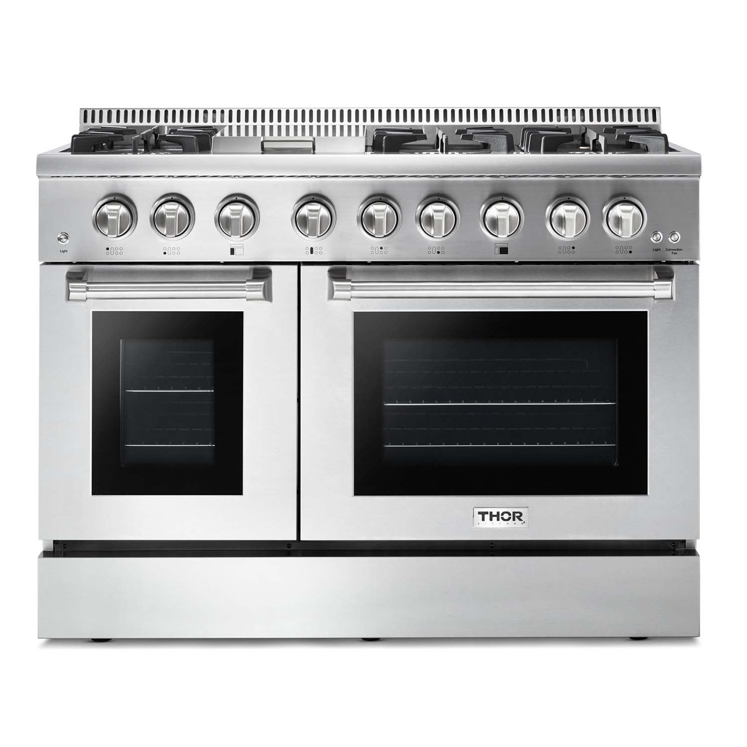 Thor Kitchen 48 Inch Professional Dual Fuel Range in Stainless Steel - HRD4803U