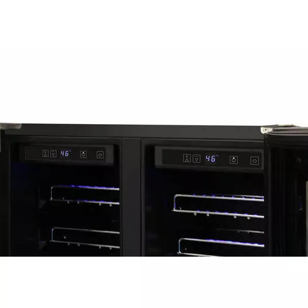 Thor Kitchen 5-Piece Appliance Package - 36" Gas Range, French Door Refrigerator, Under Cabinet Hood, Dishwasher, and Wine Cooler in Stainless Steel