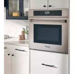 Thor Kitchen 5-Piece Pro Appliance Package - 48" Rangetop, Wall Oven, Premium Hood, Dishwasher & Refrigerator in Stainless Steel