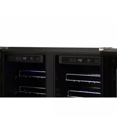 Thor Kitchen 6-Piece Appliance Package - 36" Gas Range, French Door Refrigerator, Under Cabinet Hood, Dishwasher, Microwave Drawer, and Wine Cooler in Stainless Steel
