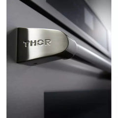 Thor Kitchen 6-Piece Pro Appliance Package - 36" Rangetop, Wall Oven, Under Cabinet Hood, Refrigerator, Dishwasher, & Microwave in Stainless Steel