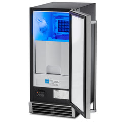Thor Kitchen 15 Inch Built-In Ice Maker in Stainless Steel - TIM1501 - The Home Selection