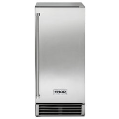 Thor Kitchen 15 Inch Built-In Ice Maker in Stainless Steel - TIM1501 - The Home Selection