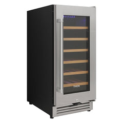 Thor Kitchen 15 Inch Single Zone Wine Cooler, 33 Wine Bottle Capacity - TWC1501 - The Home Selection