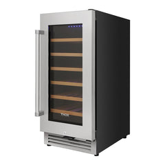 Thor Kitchen 15 Inch Single Zone Wine Cooler, 33 Wine Bottle Capacity - TWC1501 - The Home Selection