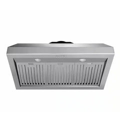 Thor Kitchen 2-Piece Appliance Package - 24" Electric Range and Under Cabinet Hood in Stainless Steel - The Home Selection