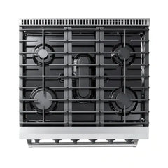 Thor Kitchen 2-Piece Appliance Package - 30" Gas Range & Premium Under Cabinet Hood in Stainless Steel - The Home Selection
