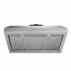 Thor Kitchen 2-Piece Appliance Package - 36" Gas Range & Premium Under Cabinet Hood in Stainless Steel - The Home Selection