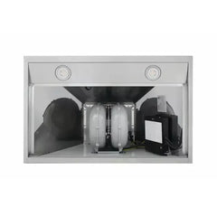 Thor Kitchen 2-Piece Appliance Package - 36" Gas Range & Premium Wall Mount Hood in Stainless Steel - The Home Selection