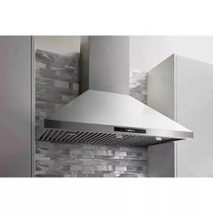 Thor Kitchen 2-Piece Appliance Package - 36" Gas Range & Premium Wall Mount Hood in Stainless Steel - The Home Selection