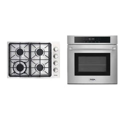 Thor Kitchen 2-Piece Pro Appliance Package - 30" Cooktop & Wall Oven in Stainless Steel - The Home Selection