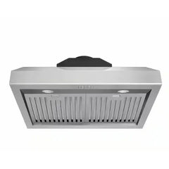 Thor Kitchen 2-Piece Pro Appliance Package - 30" Dual Fuel Range & Premium Under Cabinet Hood in Stainless Steel - The Home Selection