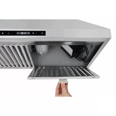 Thor Kitchen 2-Piece Pro Appliance Package - 30" Dual Fuel Range & Premium Wall Mount Hood in Stainless Steel - The Home Selection