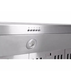 Thor Kitchen 2-Piece Pro Appliance Package - 36" Gas Range & Premium Under Cabinet Hood in Stainless Steel - The Home Selection