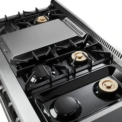 Thor Kitchen 2-Piece Pro Appliance Package - 48" Gas Range & Premium Hood in Stainless Steel - The Home Selection