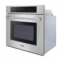 Thor Kitchen 2-Piece Pro Appliance Package - 48" Rangetop & Wall Oven in Stainless Steel - The Home Selection
